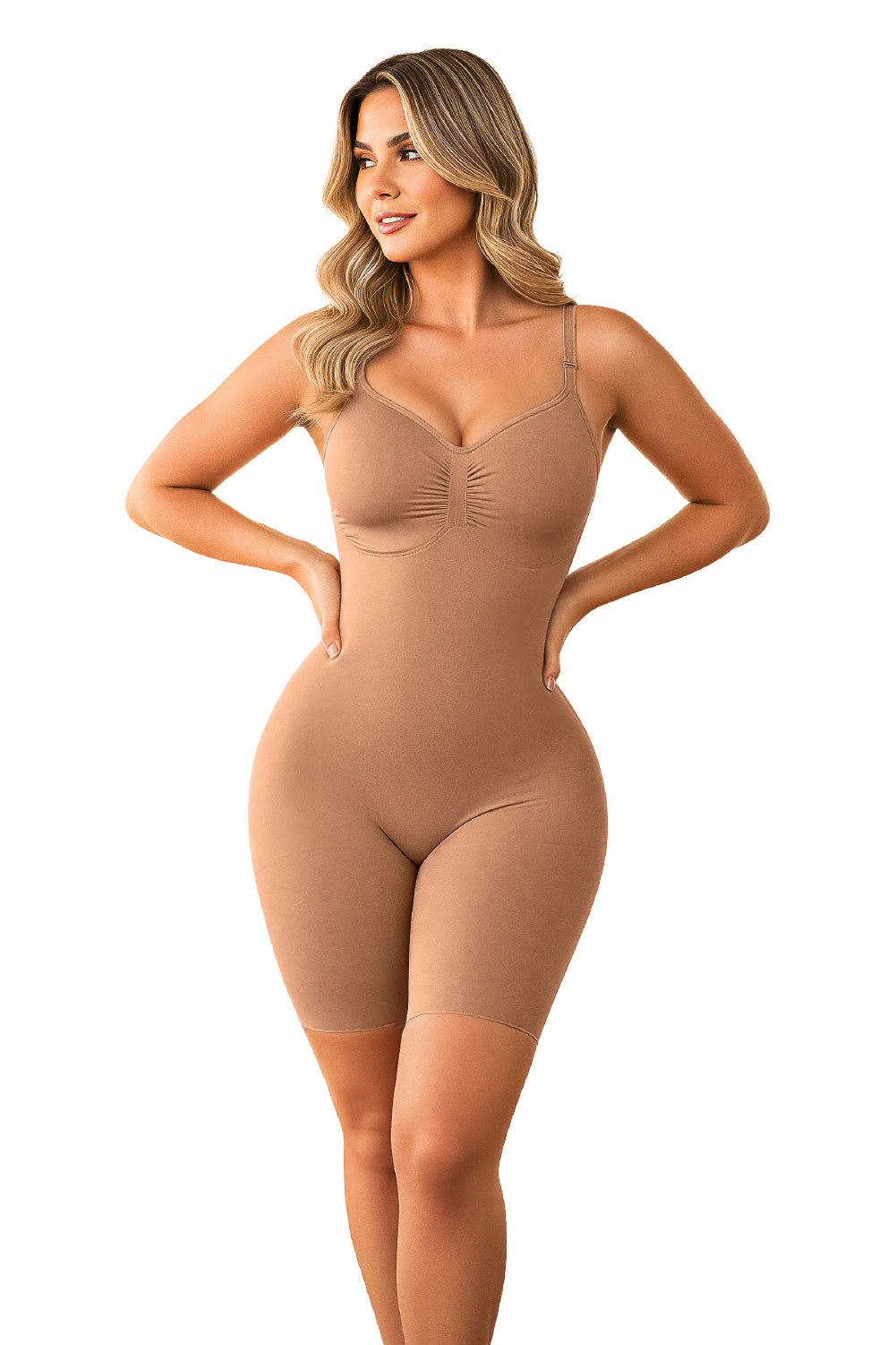 Body Faja Invisible SMI7153 Cocoa – Espalda alta y efecto lifting natural