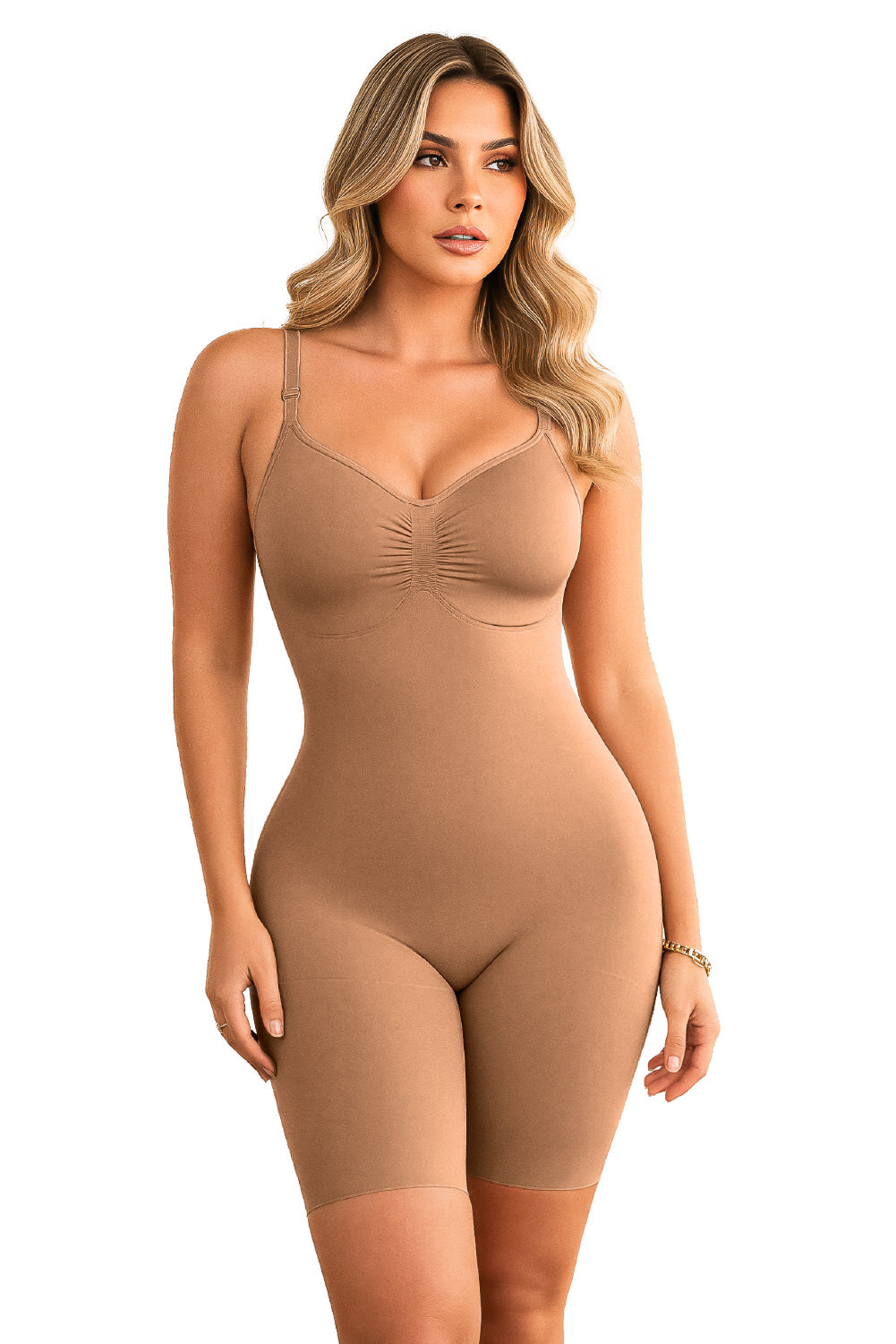 Body Faja Invisible SMI7153 Cocoa – Espalda alta y efecto lifting natural