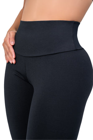Legging SMI0079 Black con Faja Interna y Acabado Ultrainvisible