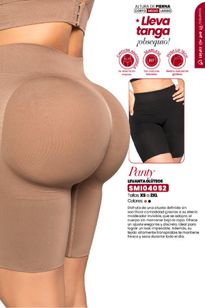Short Moldeador Seamfree para Usar Bajo Todo – Invisible Black SMI04052