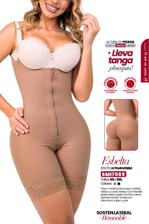 Faja Ultrainvisible SMI7089 La Esbelta – Media pierna, soporte removible y efecto lifting natural