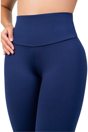 Legging SMI0079 Blue con Faja Interna – Acabado Ultrainvisible