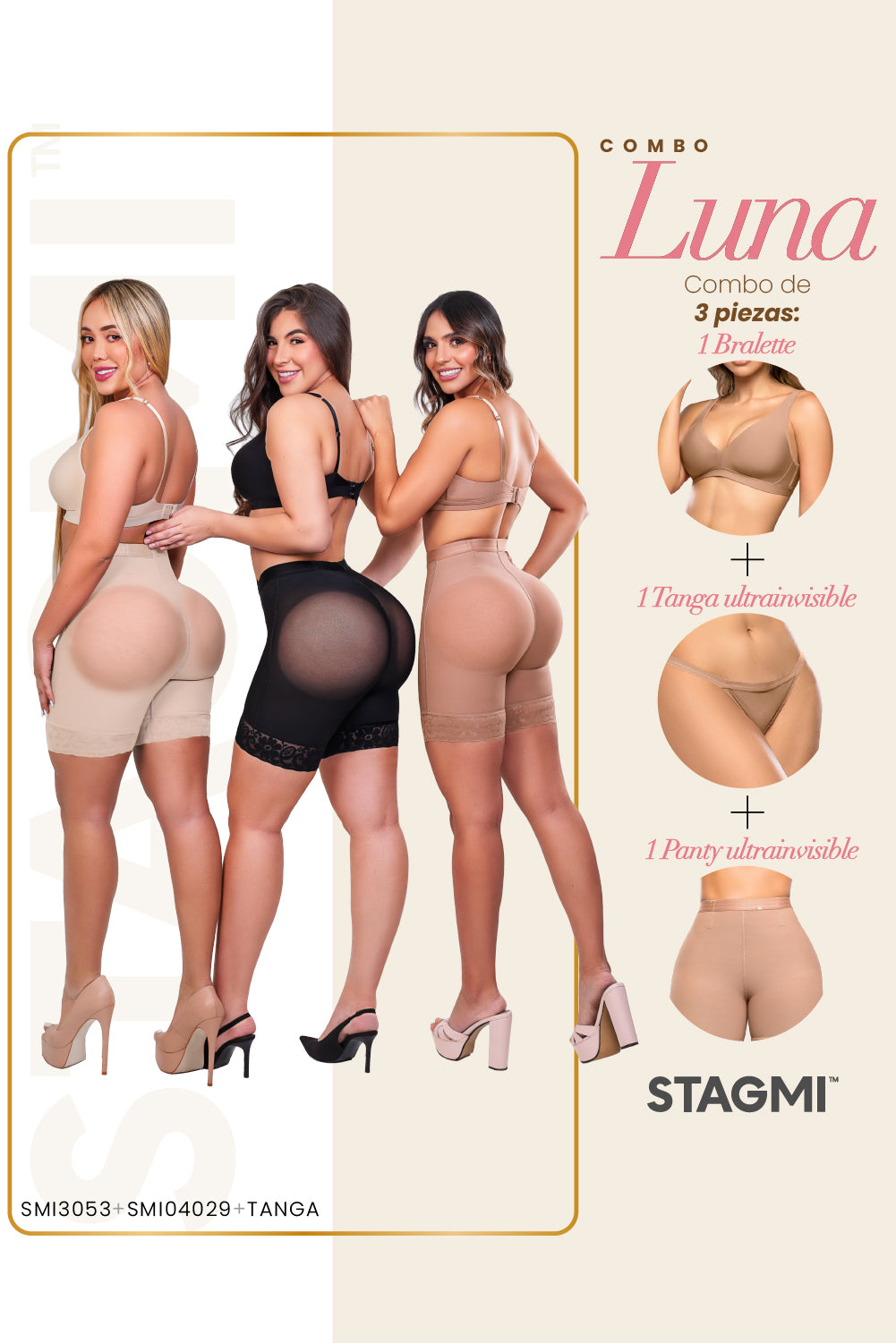 LUNA – COMBO INTERIOR COMPLETO SMI04029 + Bralette + Tanga