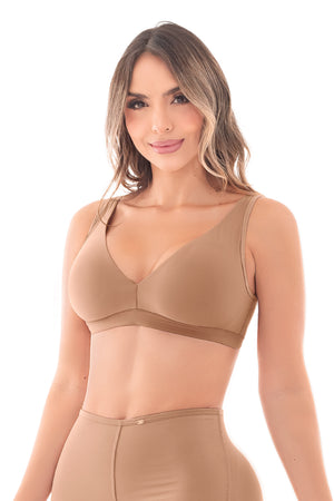 Bralette SMI03053 Cocoa Triangular con Realce Natural