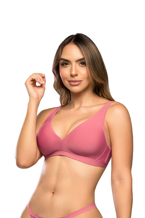 Bralette Pink SMI03053 con Realce Natural Mujer