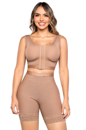 - Panty Ultrainvisible SMI04029 media pierna con encaje siliconado
- Vista lateral del panty Seamfree con ajuste natural y resorte en cintura
- Detalle de realce natural y transformación textil en panty SMI04029