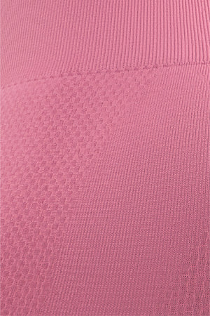 Leggings de entrenamiento sin costuras frontales para mujer, con control de abdomen, cintura alta, sin costuras, para gimnasio, yoga, correr