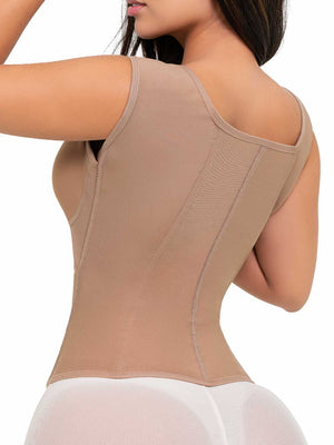 Chaleco Moldeador SMI2028 Cocoa con Brasier Integrado