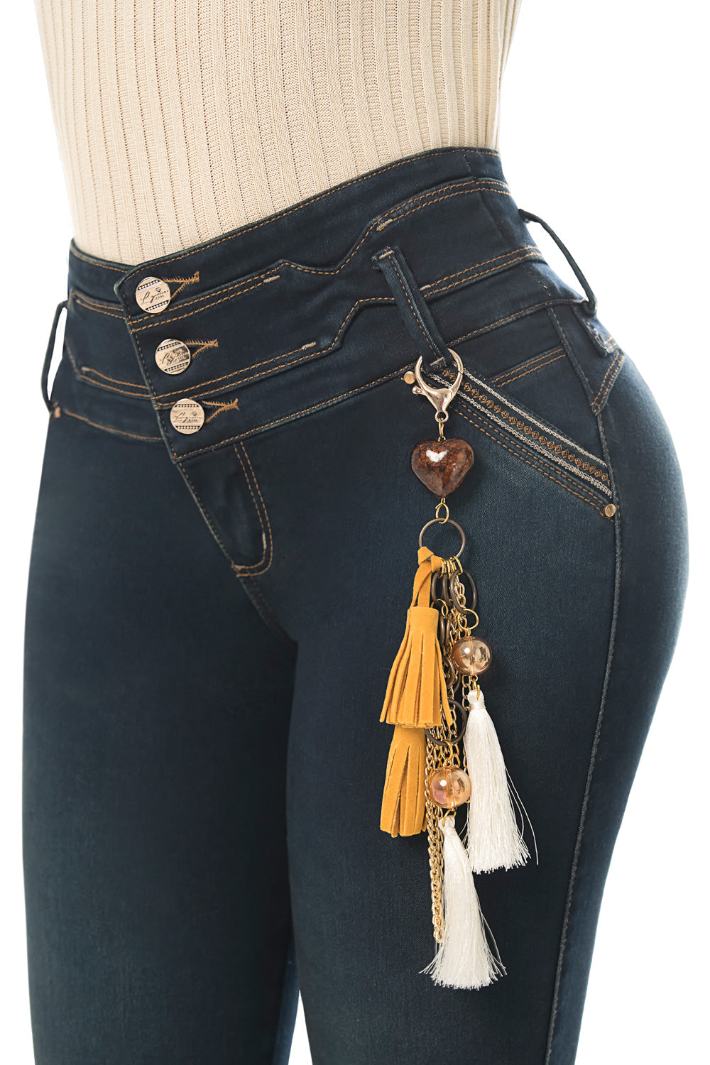 Jean Colombiano SMI3521 levanta cola de pretina doble