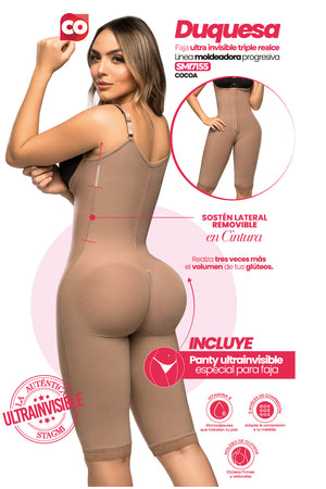 Faja Ultra Invisible Larga Realce Extra