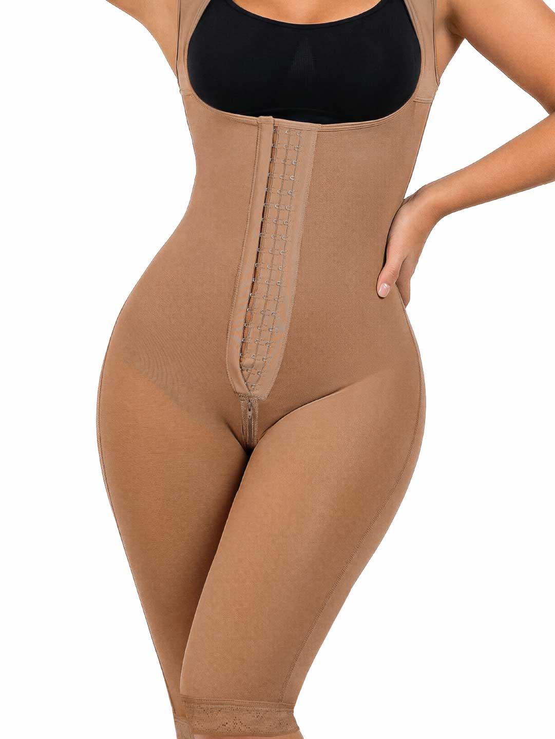 Faja Ultrainvisible SMI7191 Cocoa Hasta la Rodilla
