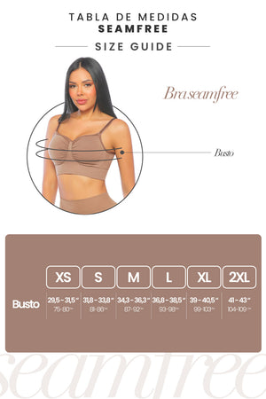 Bralette Pink SMI03053 con Realce Natural Mujer