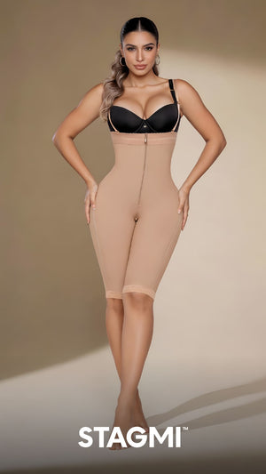 Faja Secreto SMI7108 Strapless de Alta Compresión con Tanga Invisible