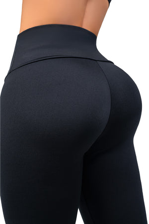 Legging SMI0079 Black con Faja Interna y Acabado Ultrainvisible