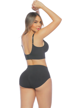 set de ropa interior sin costuras
top con panty moldeador
conjunto invisible cómodo para uso diario
set seamless 
ropa interior que no se marca y realza