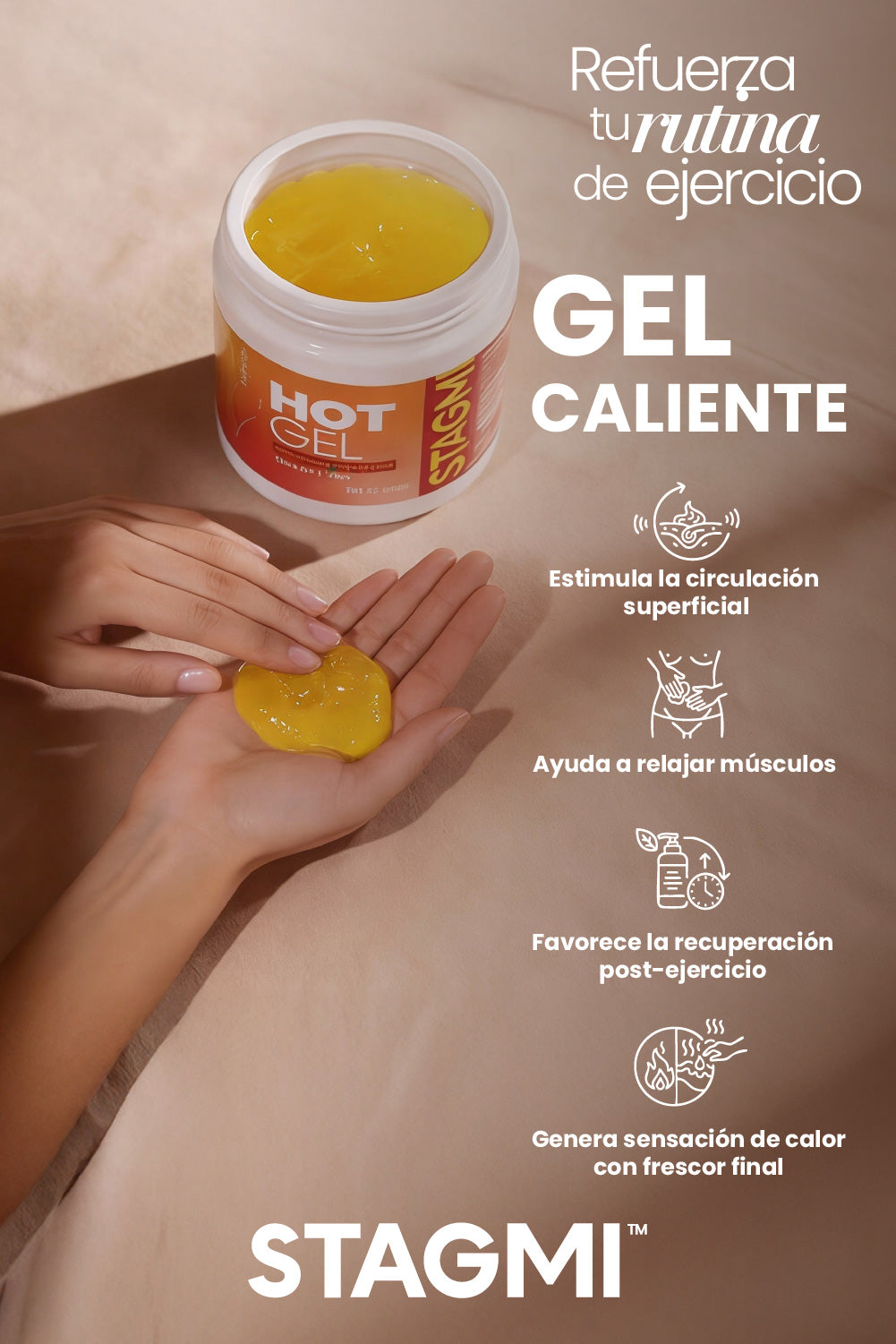 Gel Caliente Reductor – Efecto Térmico y Reducción de Medidas