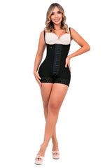 Faja Strapless Supercorta con 3 Niveles de Talla- Tirantes Delgados- UltraInvisible TommyTopControl SMI7137 | Transformación con Moldeo y Lifting Natural