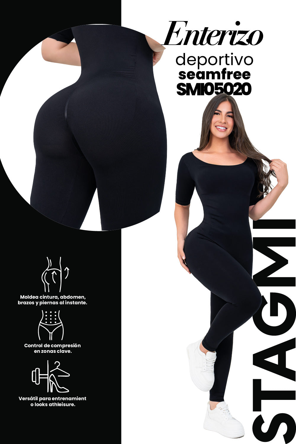 Deportivo Seamfree al Tobillo Manga al Codo SMI05020