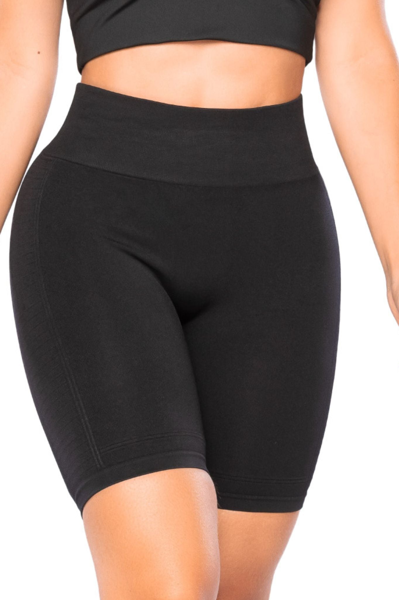 Bikers Seamfree SMI1388 BLACK Cero costuras con efecto Push Up