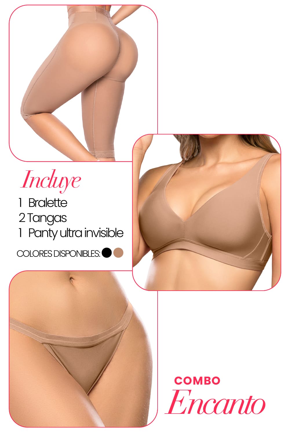 ENCANTO – COMBO INTERIOR COMPLETO SMI04002 + Bralette + Tanga