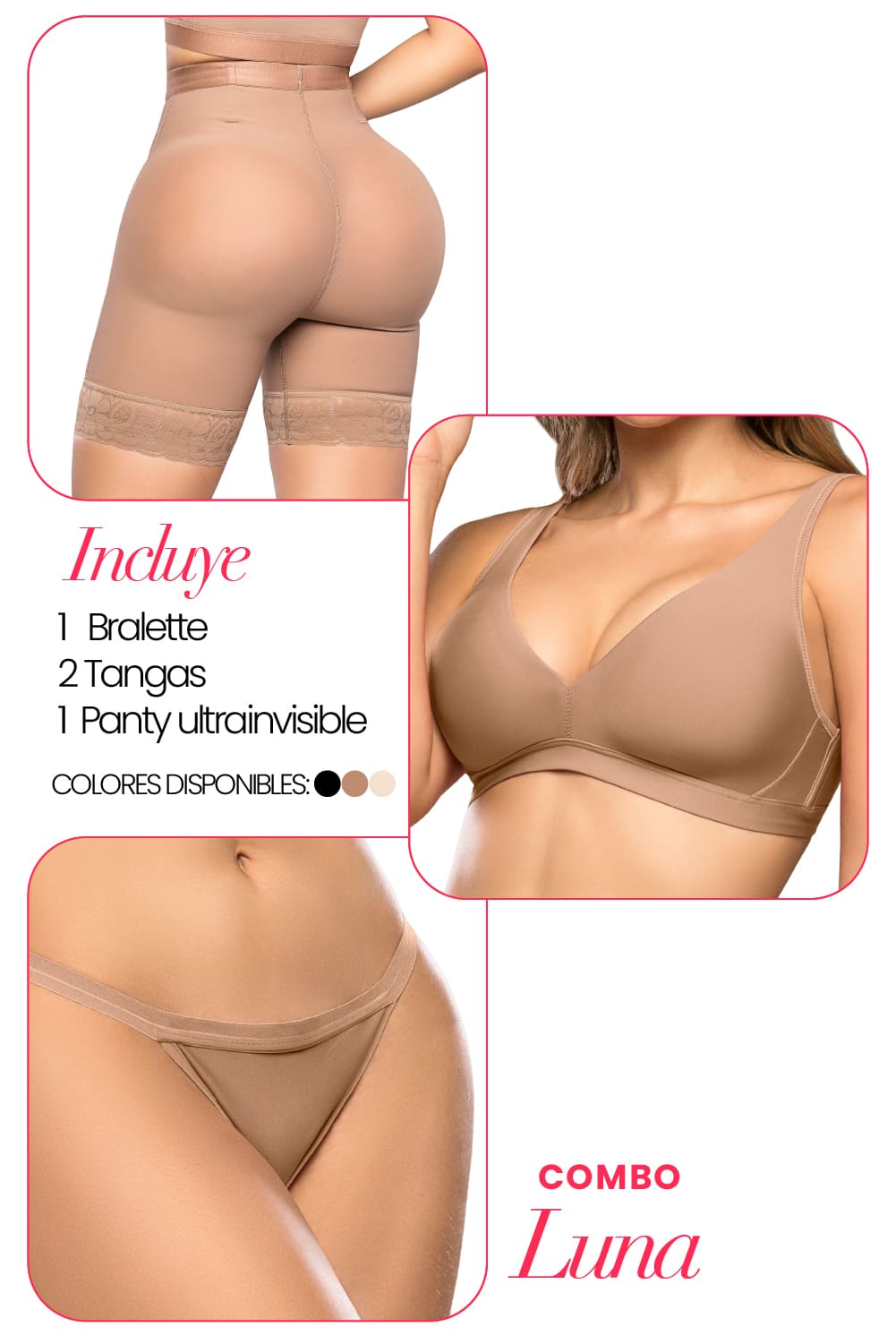 LUNA – COMBO INTERIOR COMPLETO SMI04029 + Bralette + Tanga