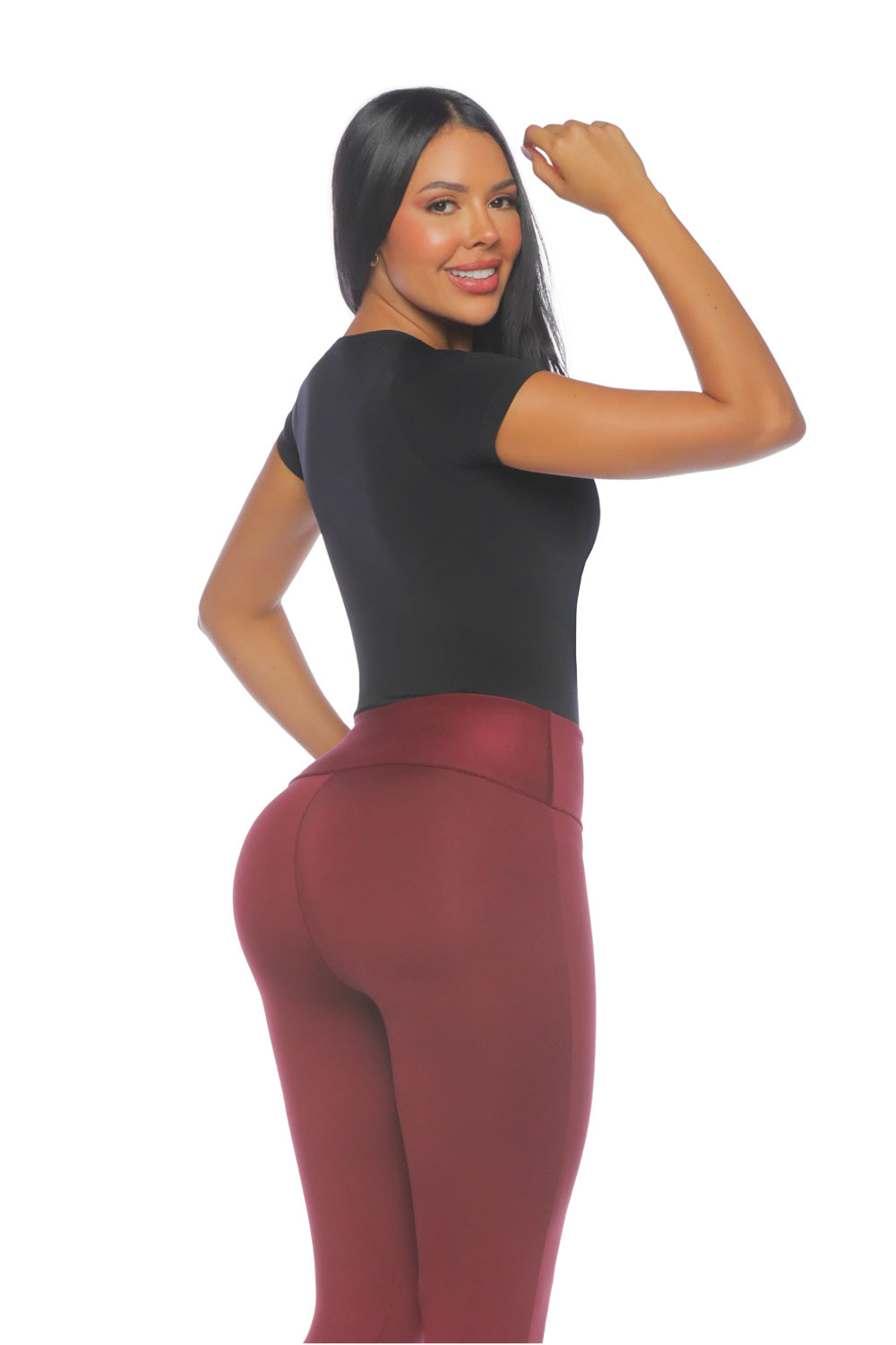 Legging con Faja Interna Ultrainvisible SMI0079 Wine