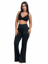 Legging Flare Moldeador SMI0092 con Pretina Corazón