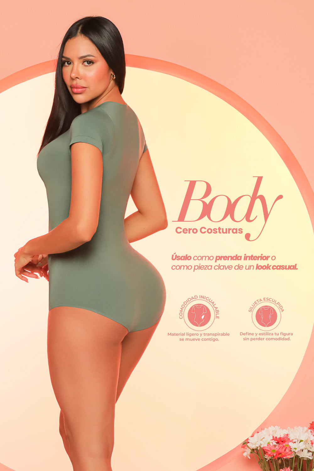 Body SMI02262 – Moldeador Perfect-Shape con compresión inteligente y cero costuras