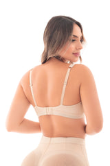 Bralette Beige SMI03053 con Realce Natural Mujer