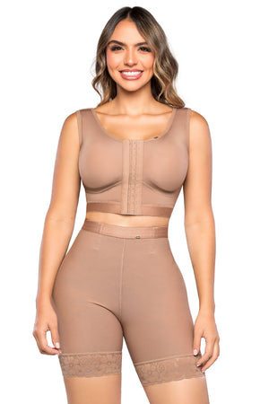 - Panty Ultrainvisible SMI04029 media pierna con encaje siliconado
- Vista lateral del panty Seamfree con ajuste natural y resorte en cintura
- Detalle de realce natural y transformación textil en panty SMI04029
