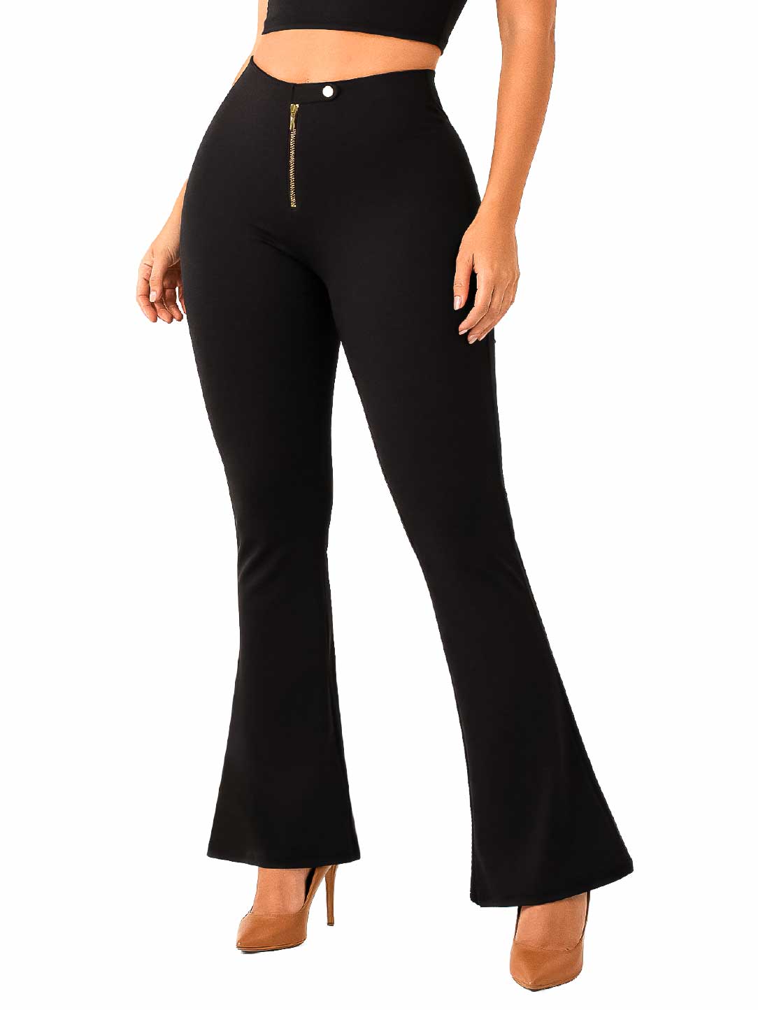 Legging Moldeador Ultrainvisible Bota Ancha SMI1399 Black