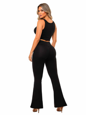 Legging Moldeador Ultrainvisible Bota Ancha SMI1399 Black
