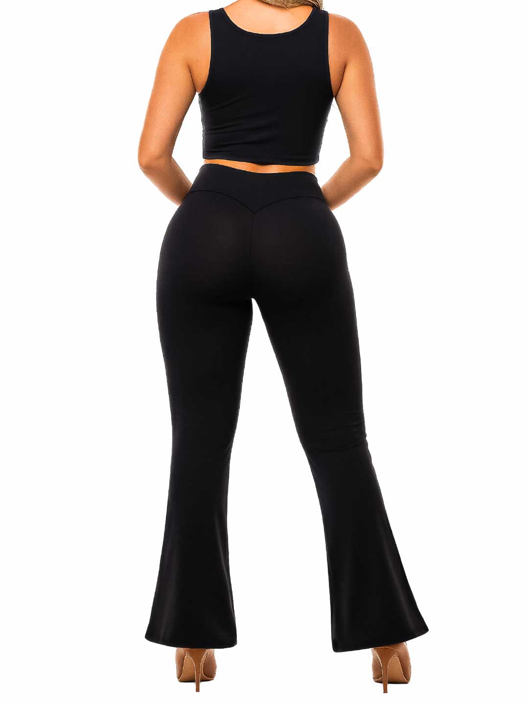 Legging Moldeador Ultrainvisible Bota Ancha SMI1399 Black