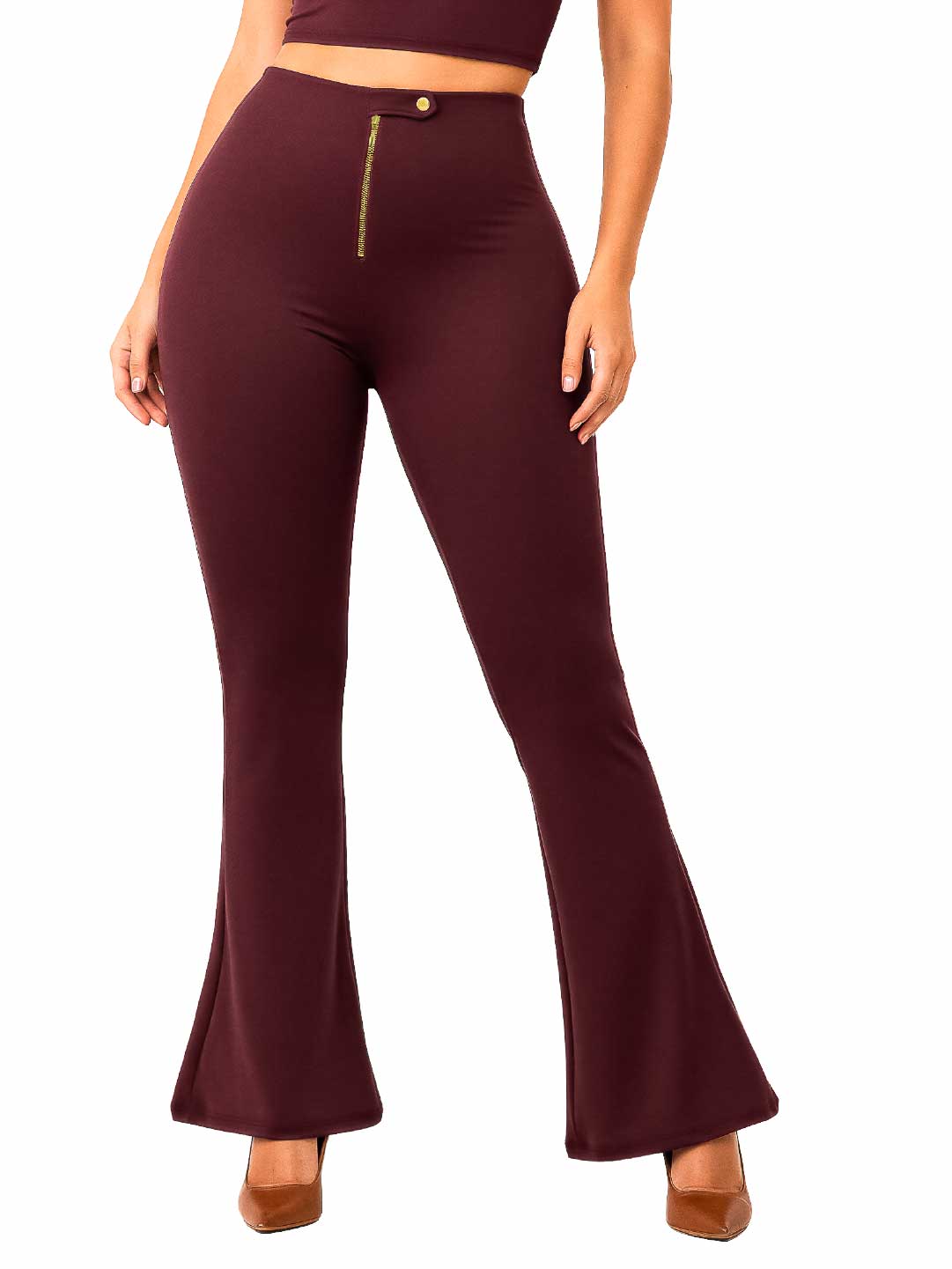 Legging Moldeador Ultrainvisible Bota Ancha SMI1399 Wine