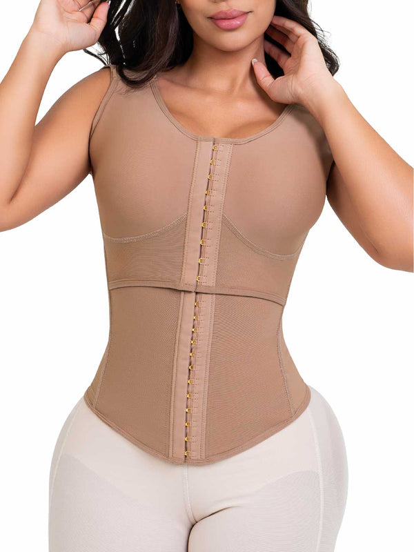 Chaleco Moldeador SMI2028 Cocoa con Brasier Integrado
