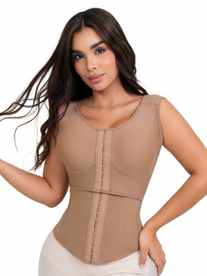 Chaleco Moldeador SMI2028 Cocoa con Brasier Integrado