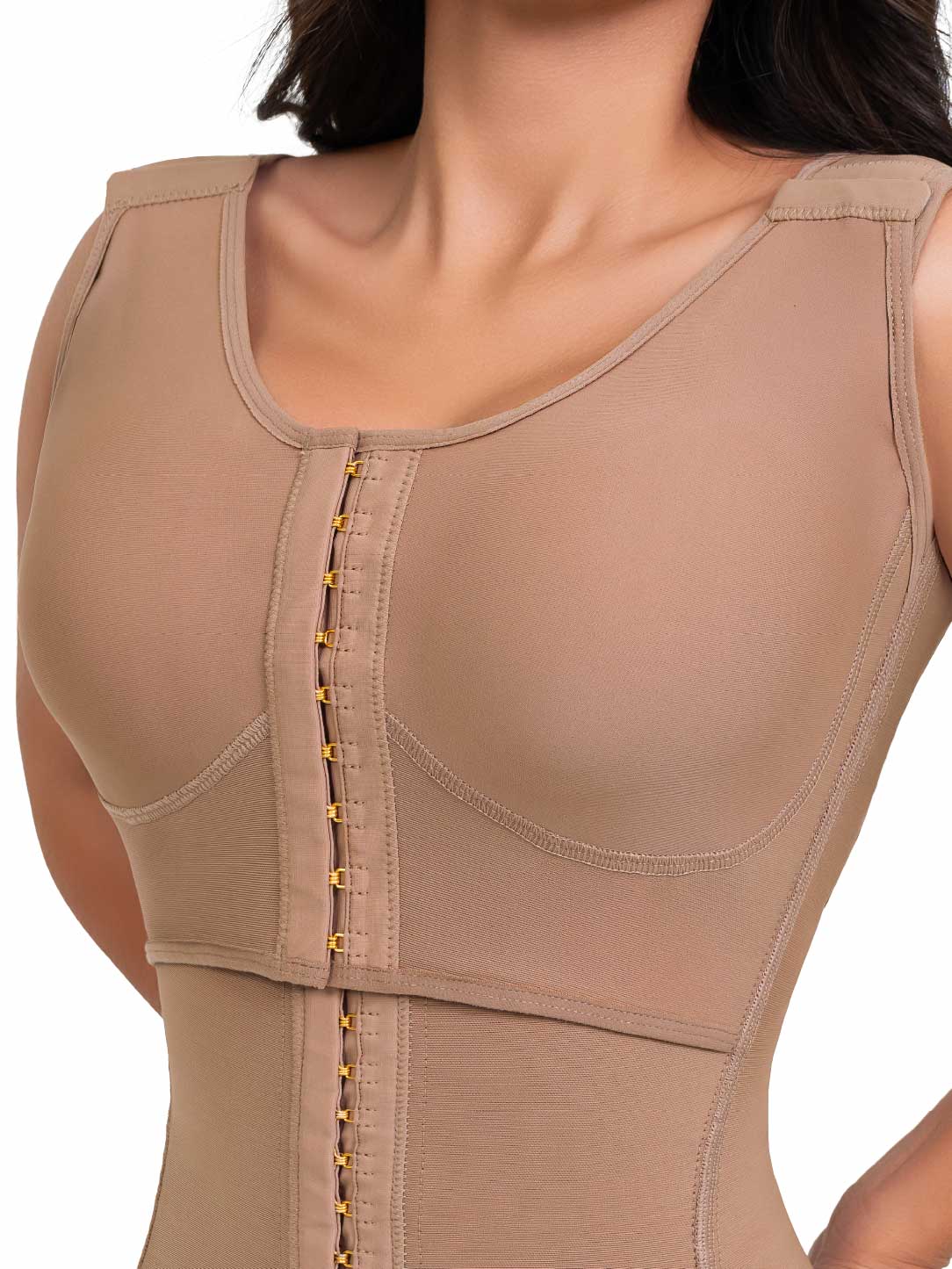 Chaleco Moldeador SMI2028 Cocoa con Brasier Integrado