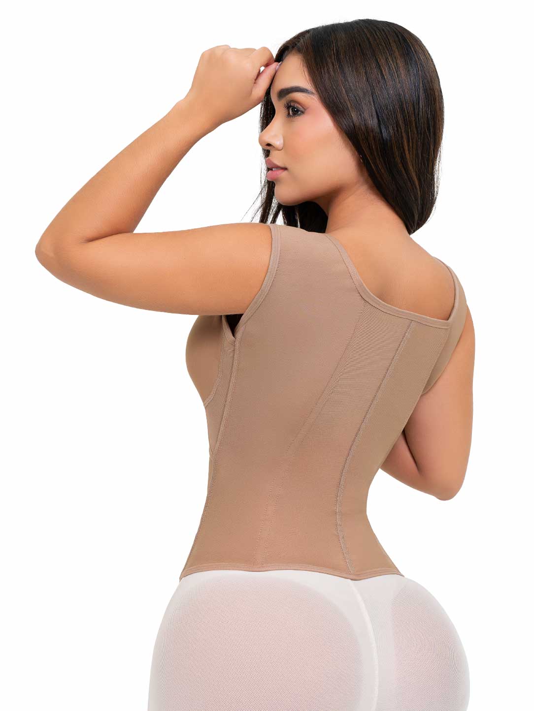 Chaleco Moldeador SMI2028 Cocoa con Brasier Integrado