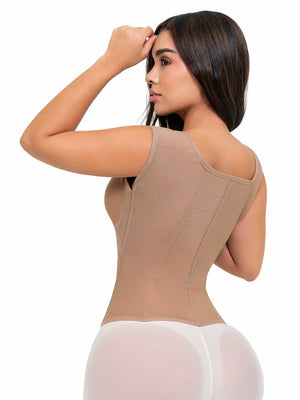 Chaleco Moldeador SMI2028 Cocoa con Brasier Integrado