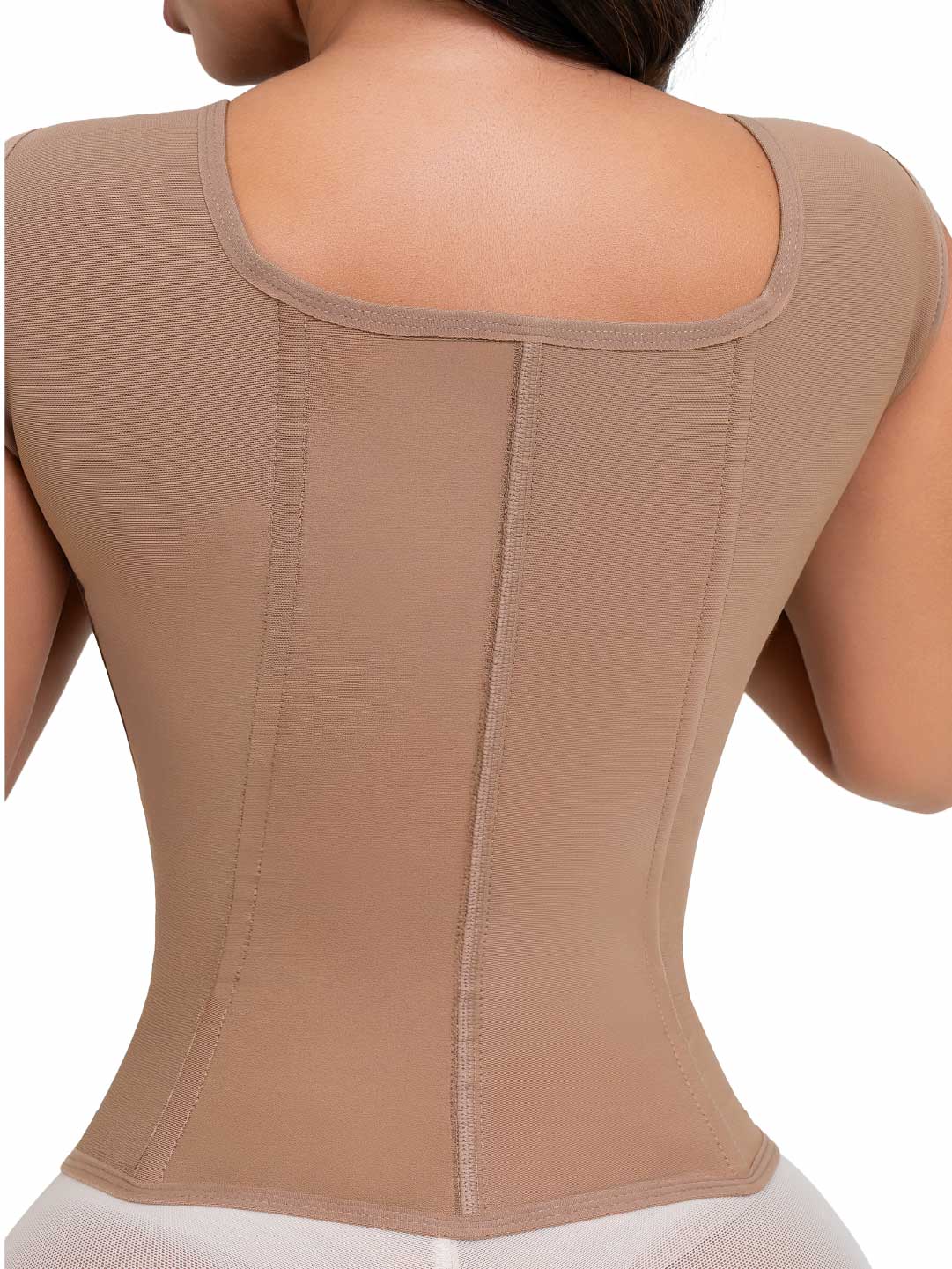 Chaleco Moldeador SMI2028 Cocoa con Brasier Integrado