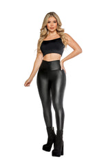 Jean Levantacola - Pantalón Tipo Cuero SMI3479