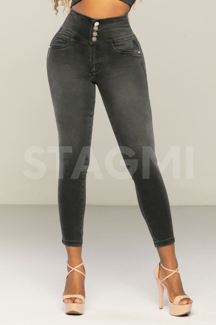 Jean levanta cola gris Stretch SMI3504