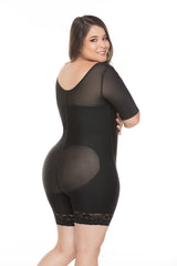 Faja SMI7083 Faja post parto negra con soporte firme