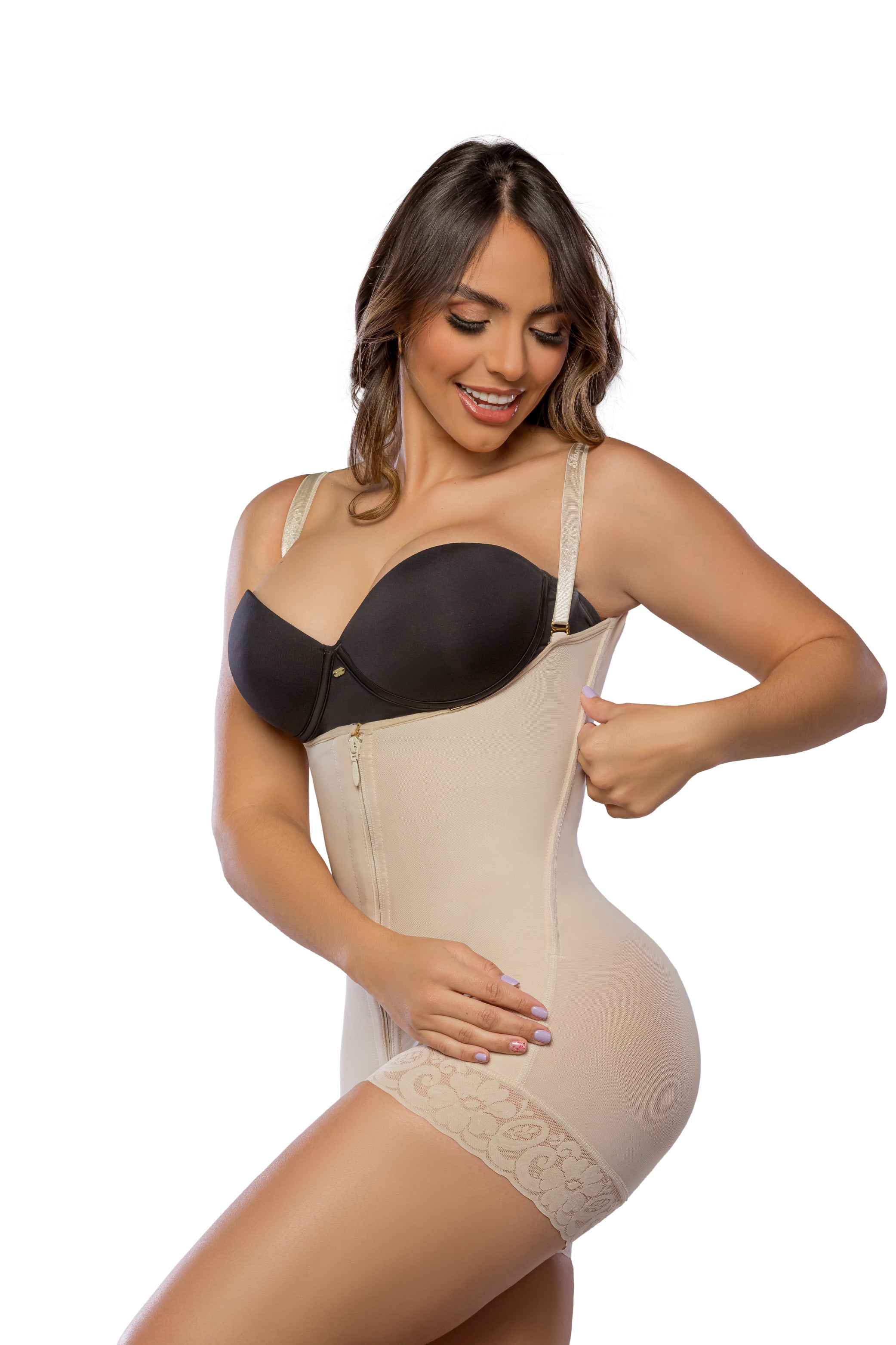 Faja Corta Colombiana para vestido UltraInviasible Stagmi Color Black 