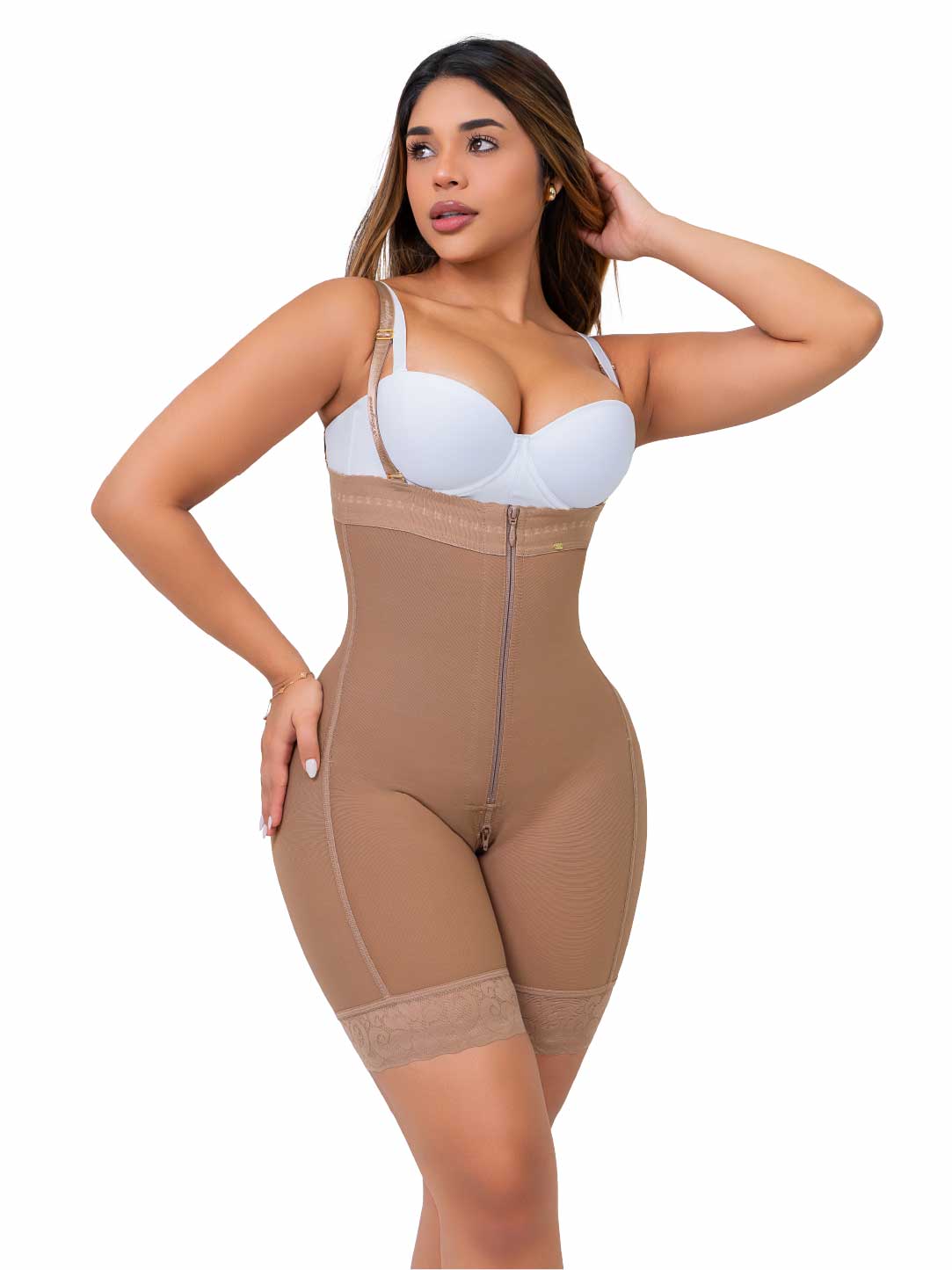 Faja Invisible Coqueta SMI7097 – Media Pierna Strapless