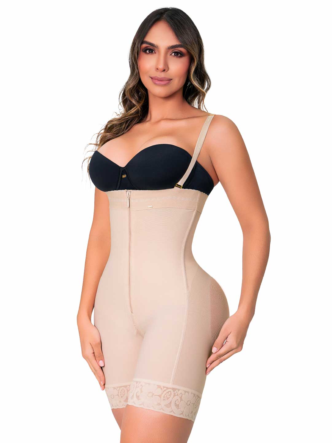 Faja Invisible Coqueta SMI7097 – Media Pierna Strapless