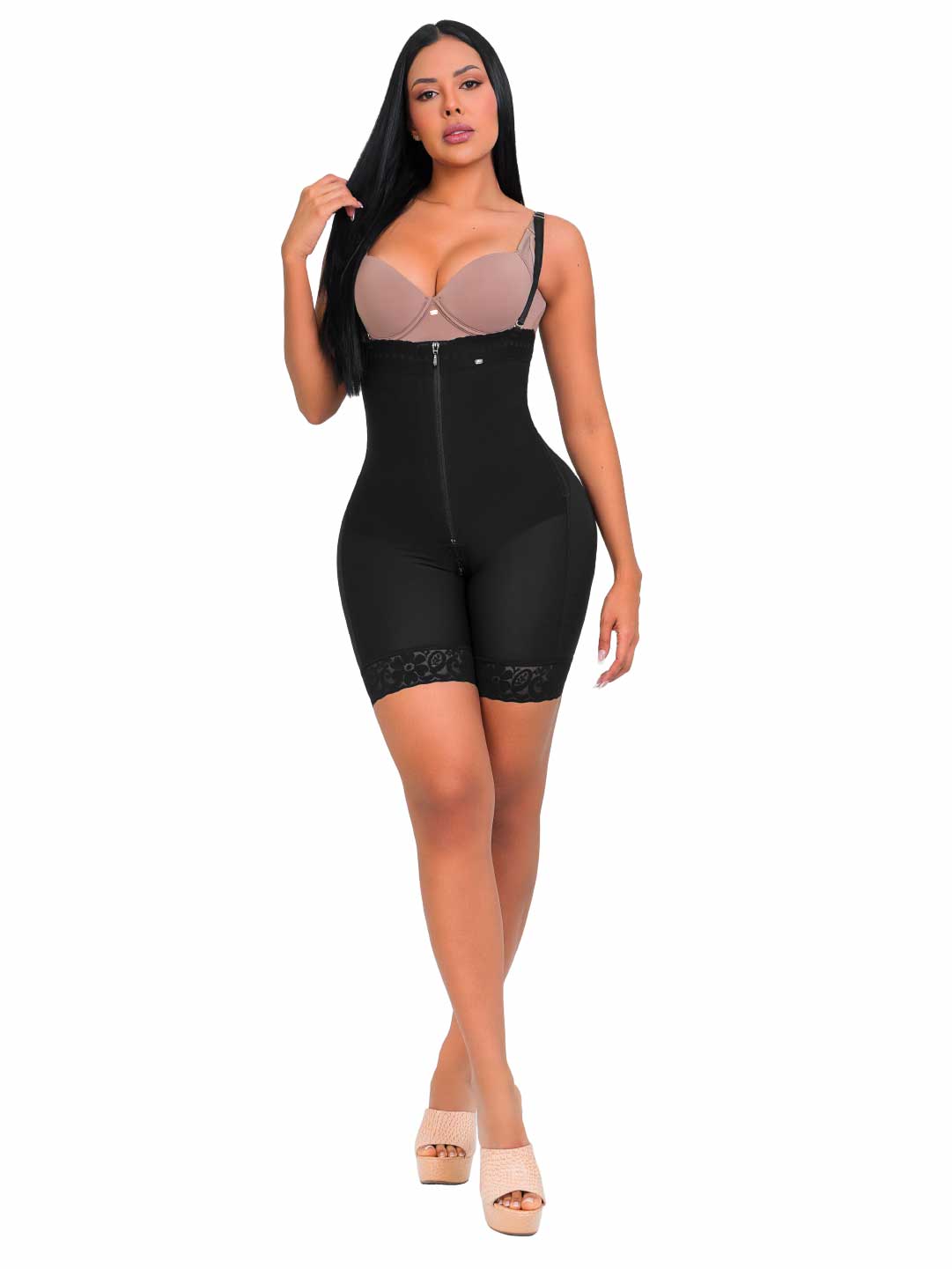 Faja Invisible Coqueta SMI7097 – Media Pierna Strapless