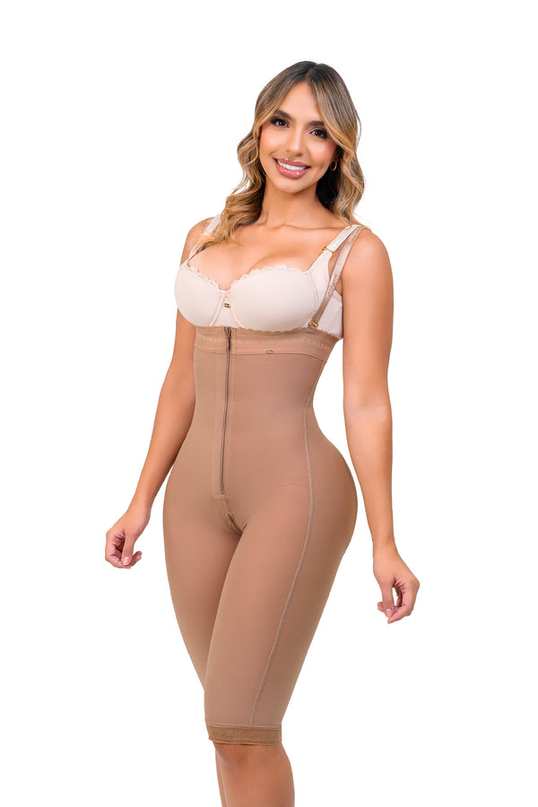 Faja Secreto SMI7108 Strapless de Alta Compresión con Tanga Invisible