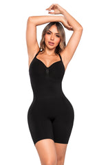 Body Faja Seamfree SMI7153 con Tirantes Ajustables y media pierna Stagmi