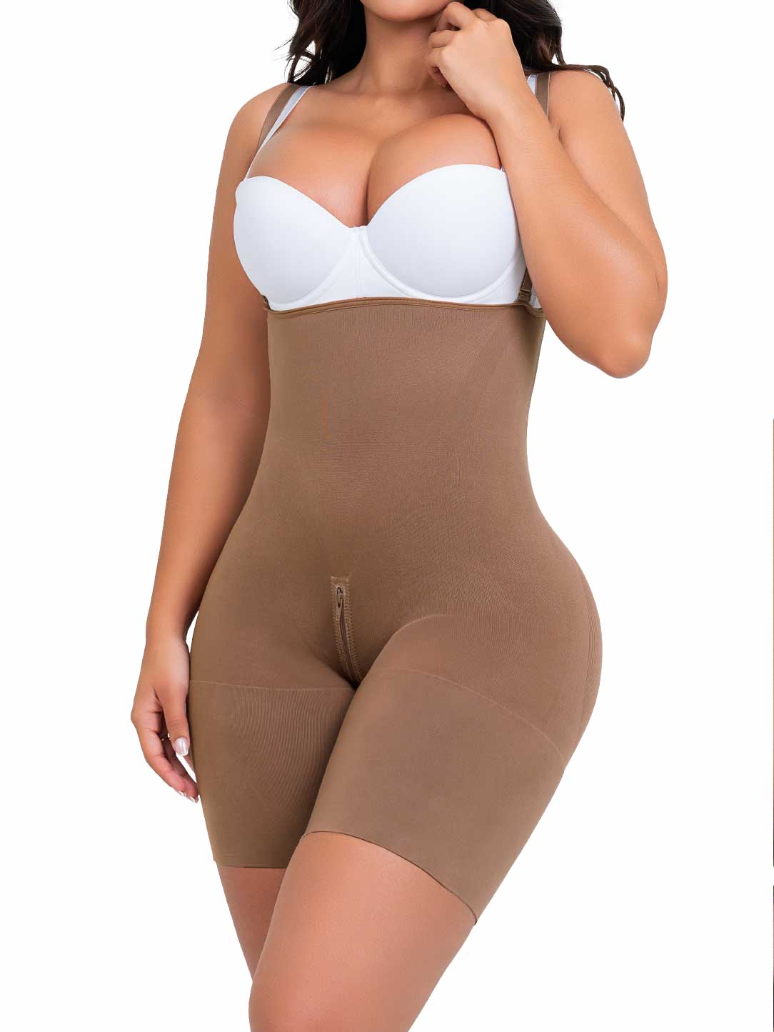 Faja Seamfree SMI7184 Cocoa Busto Libre y Realce Natural